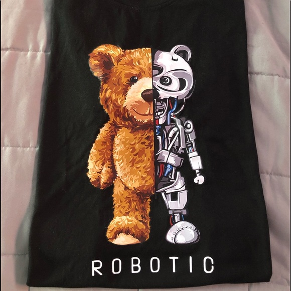New Robotic Bear T-Shirt - Picture 2 of 7